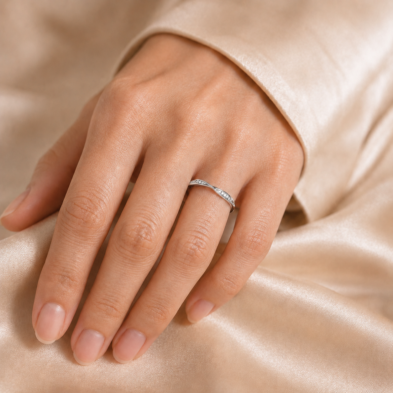 Zilvaré Liora Ring – Fijne sparkle, tijdloze elegantie