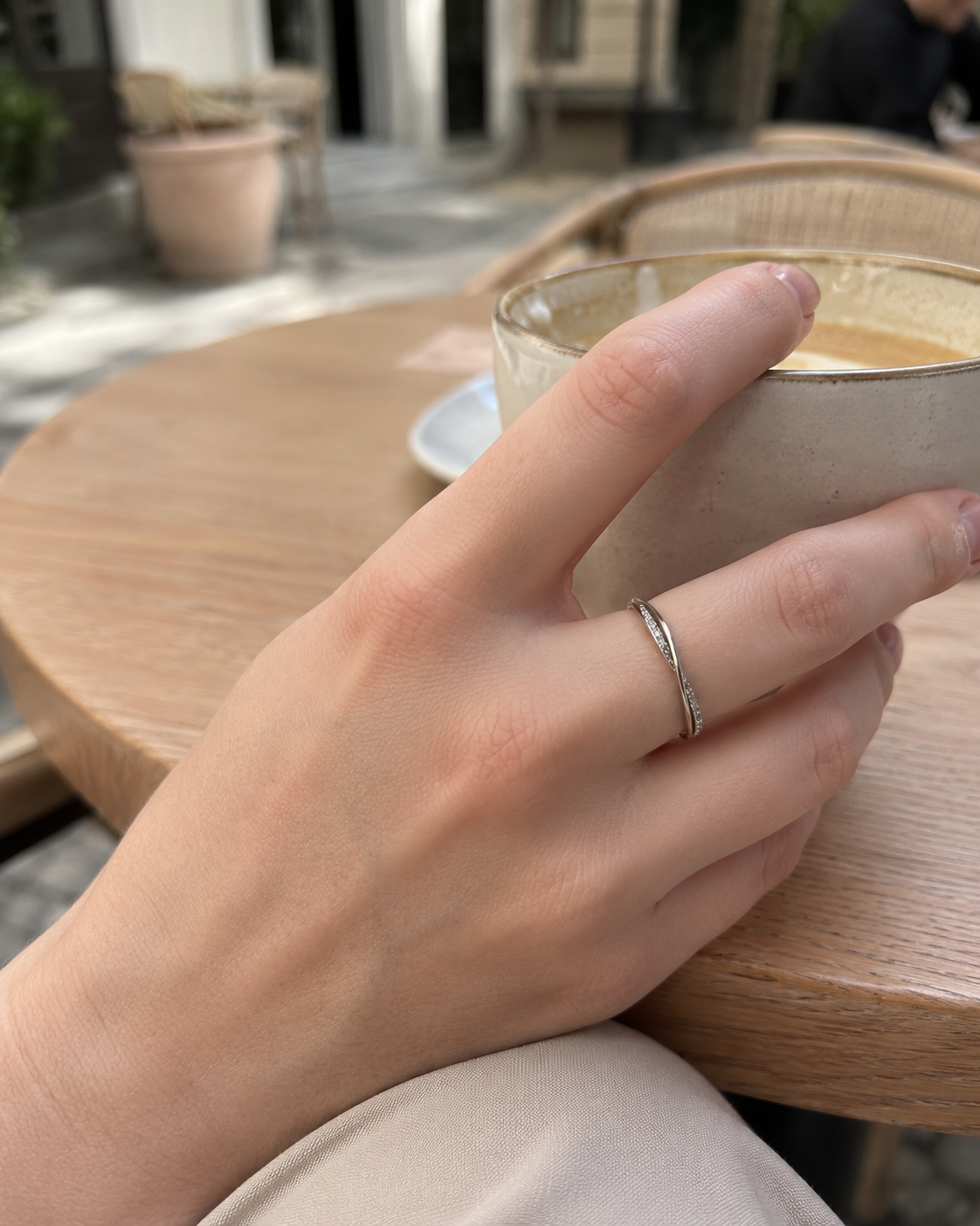 Zilvaré Liora Ring – Fijne sparkle, tijdloze elegantie