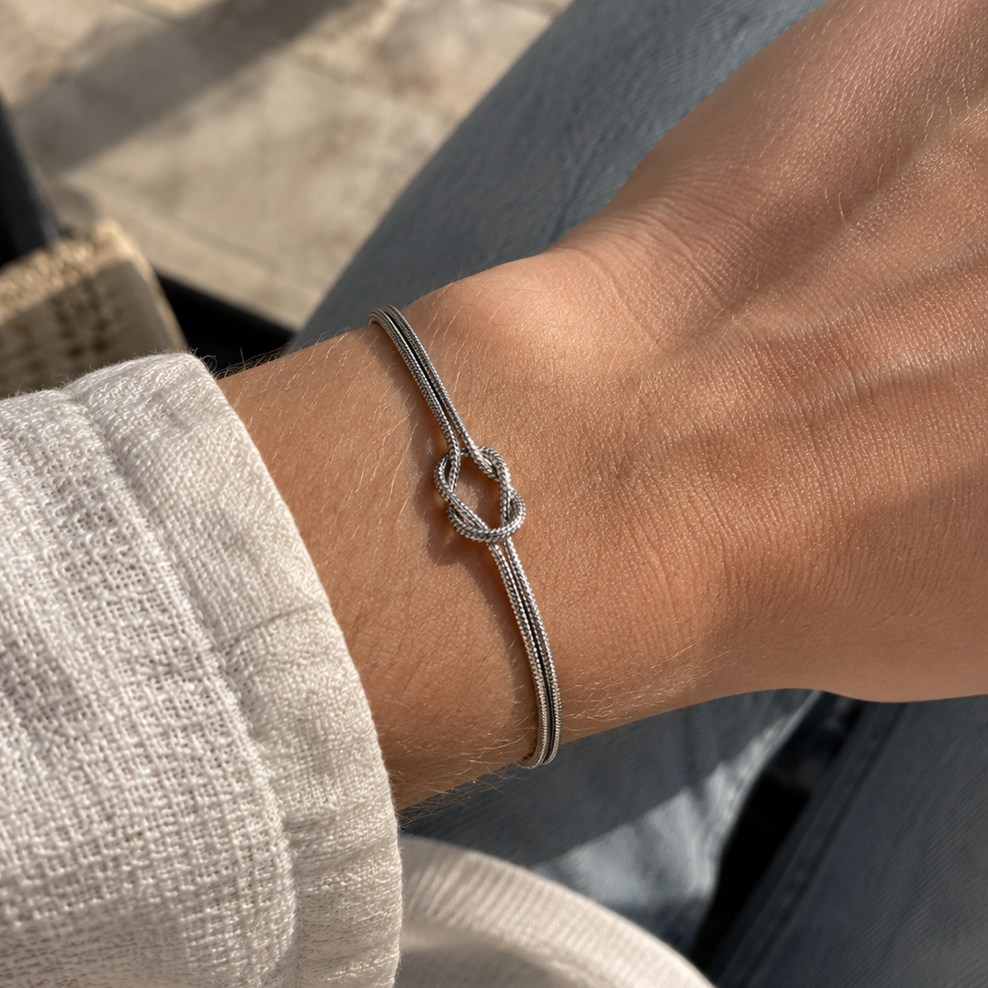 Zilvaré Nodo Armband