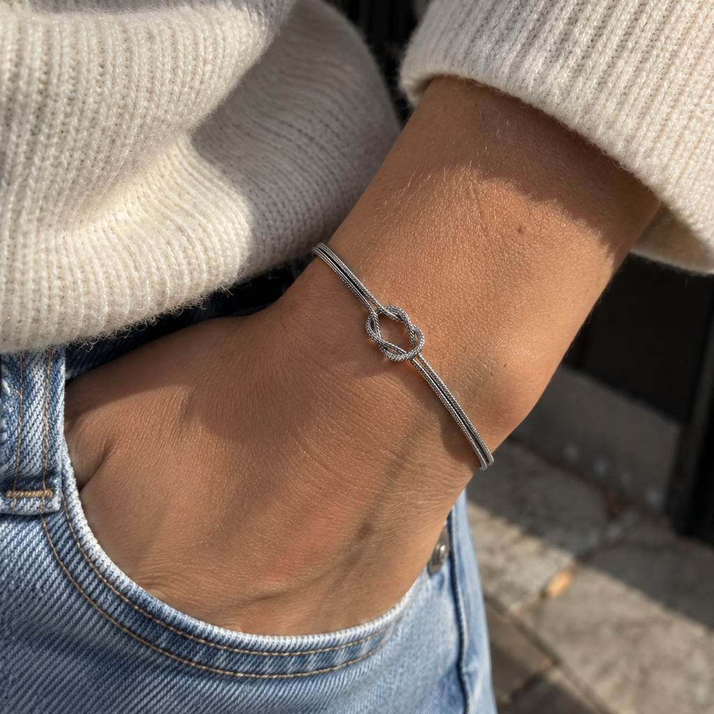 Zilvaré Nodo Armband