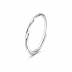 Zilvaré Vela Ring – Verstelbare elegantie in 925 sterling zilver