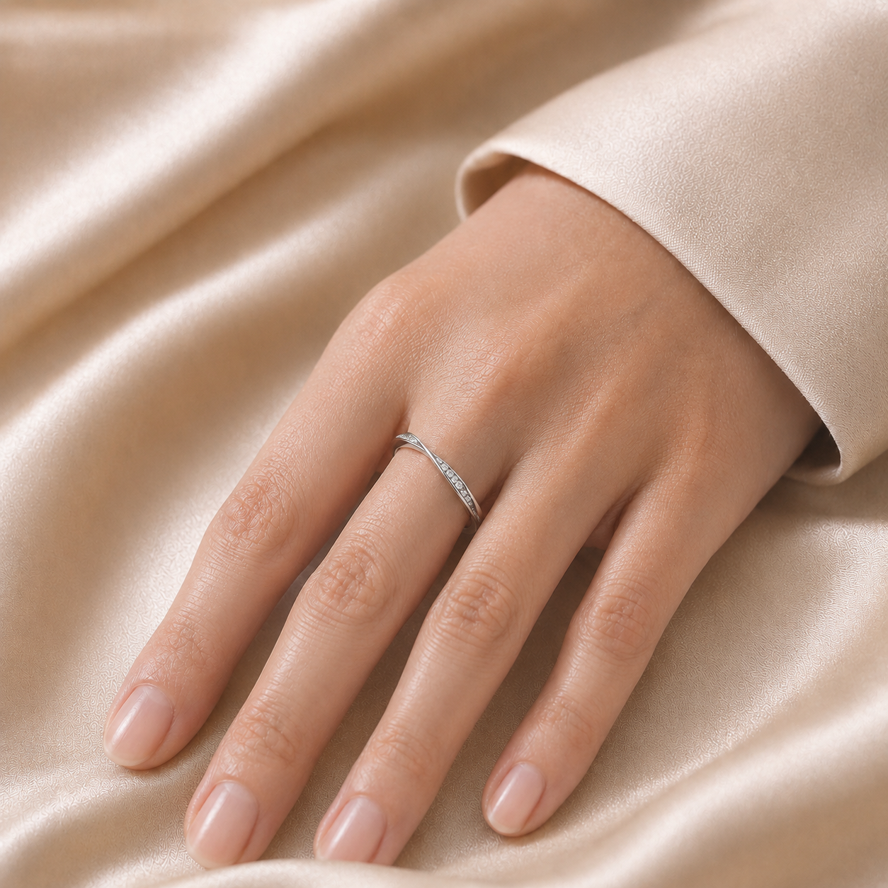 Zilvaré Liora Ring – Fijne sparkle, tijdloze elegantie