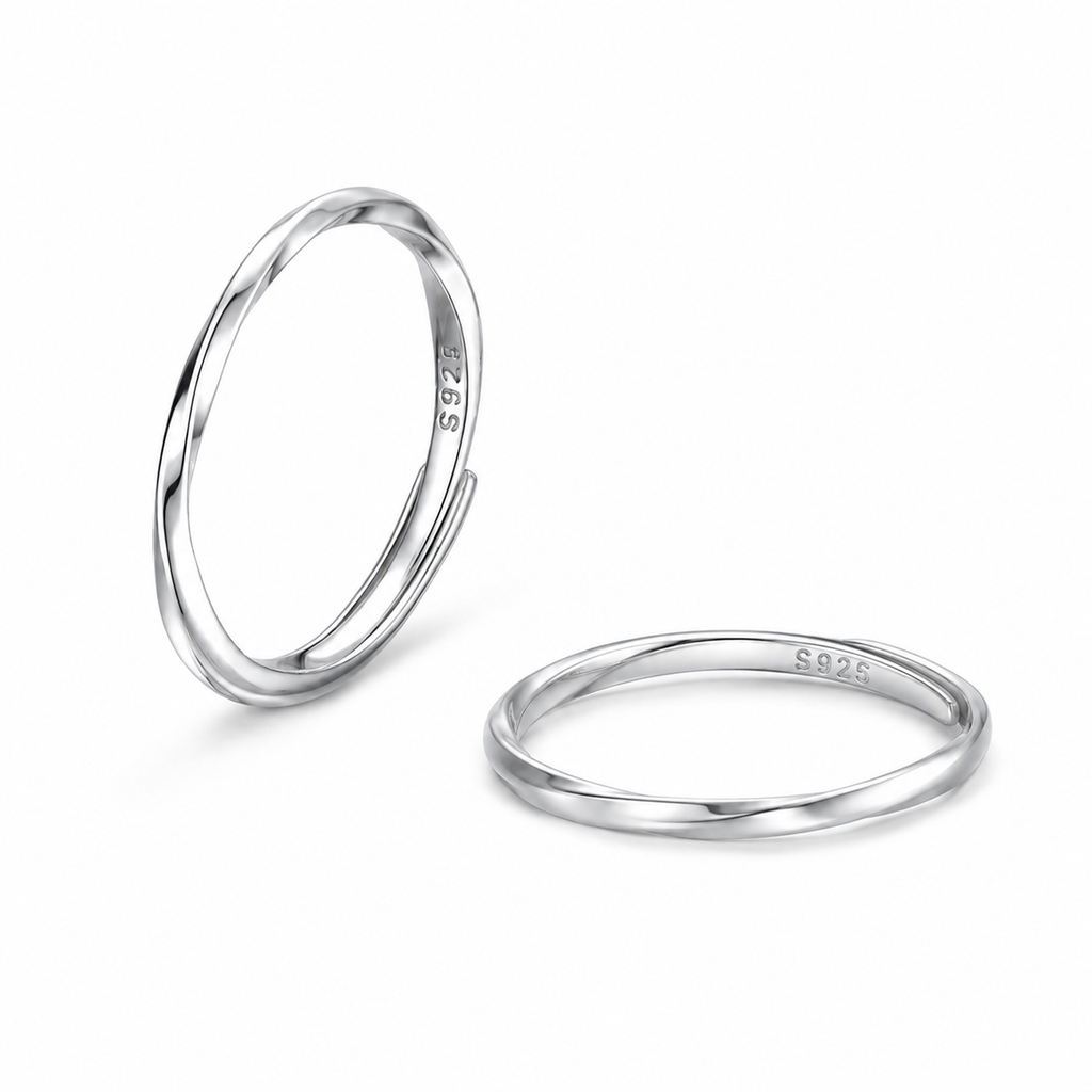 Zilvaré Vela Ring – Verstelbare elegantie in 925 sterling zilver