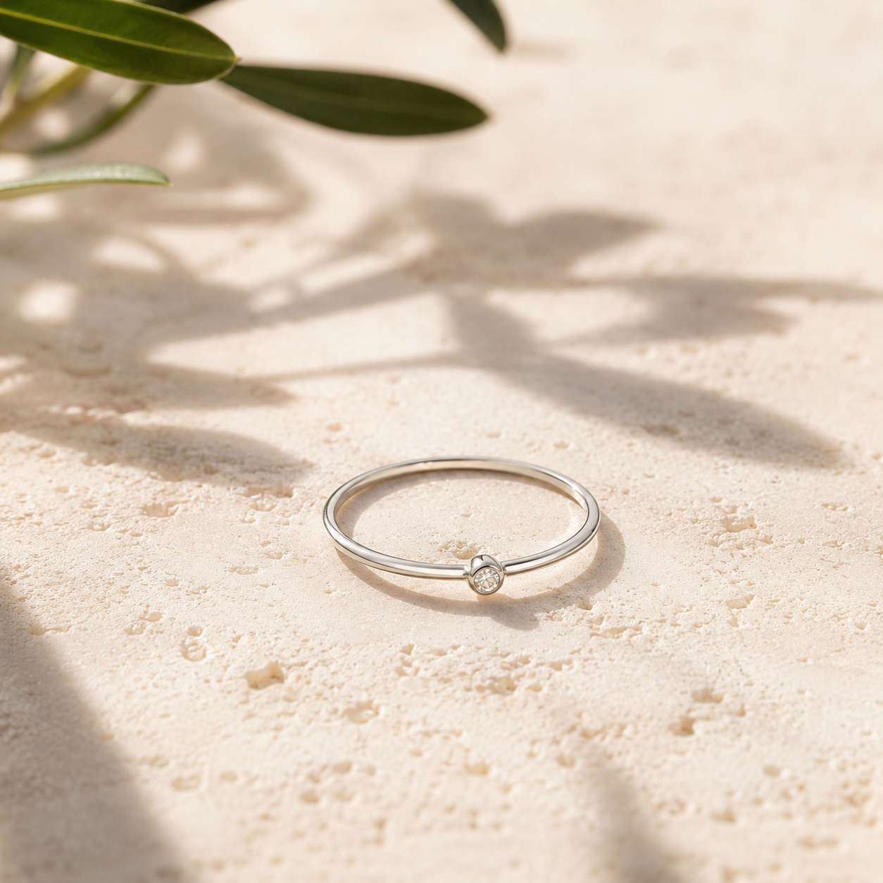 Zilvaré Amélie Ring - Verfijnde zilveren ring met subtiele zirkonia-steen